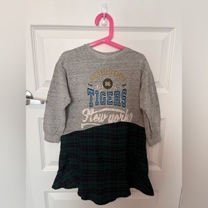 Zara Long sleeve Combined Dress